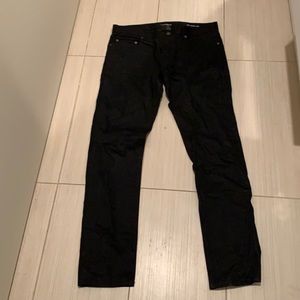 Saint Laurent black straight leg jeans